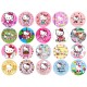 THK20Z Set 20 caketoppers de zahar Hello Kitty decupate d5cm